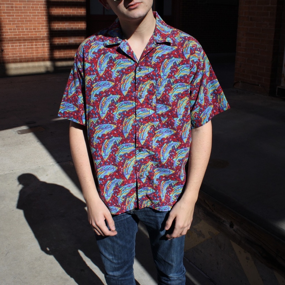 Patagonia Air Conditioned Fish Print Shirt